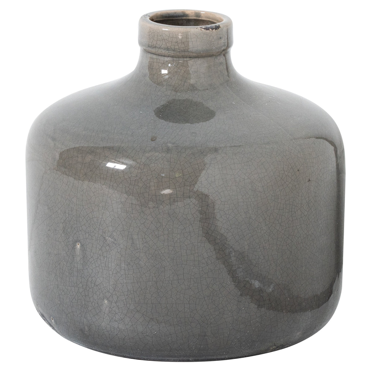 Garda Grey Glazed Chive Vase by SEDERVA