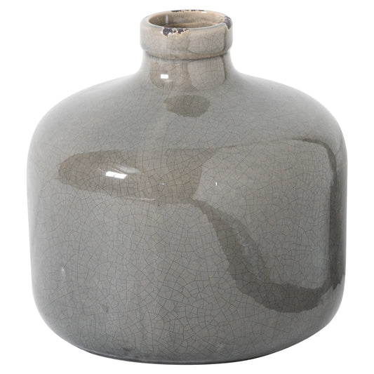 Garda Grey Glazed Eve Vase by SEDERVA
