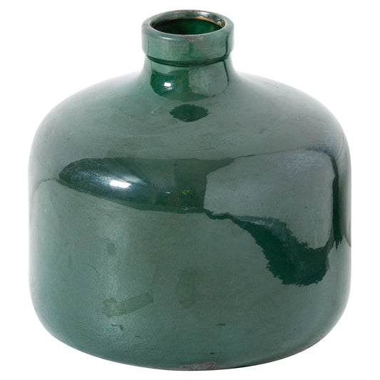 Garda Emerald Glazed Eve Vase by SEDERVA