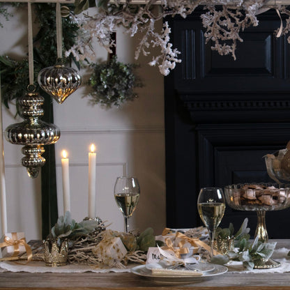 The Noel Collection Antique Silver Large Vallupe Bauble by Hill Interiors - image 3