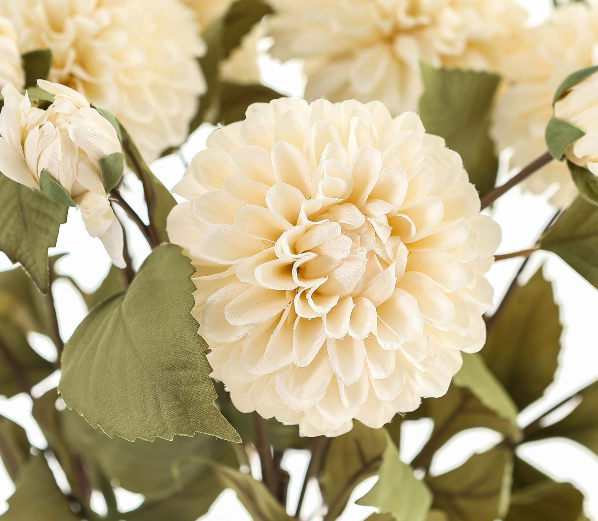 White Dahlia Stem by Hill Interiors - image 3