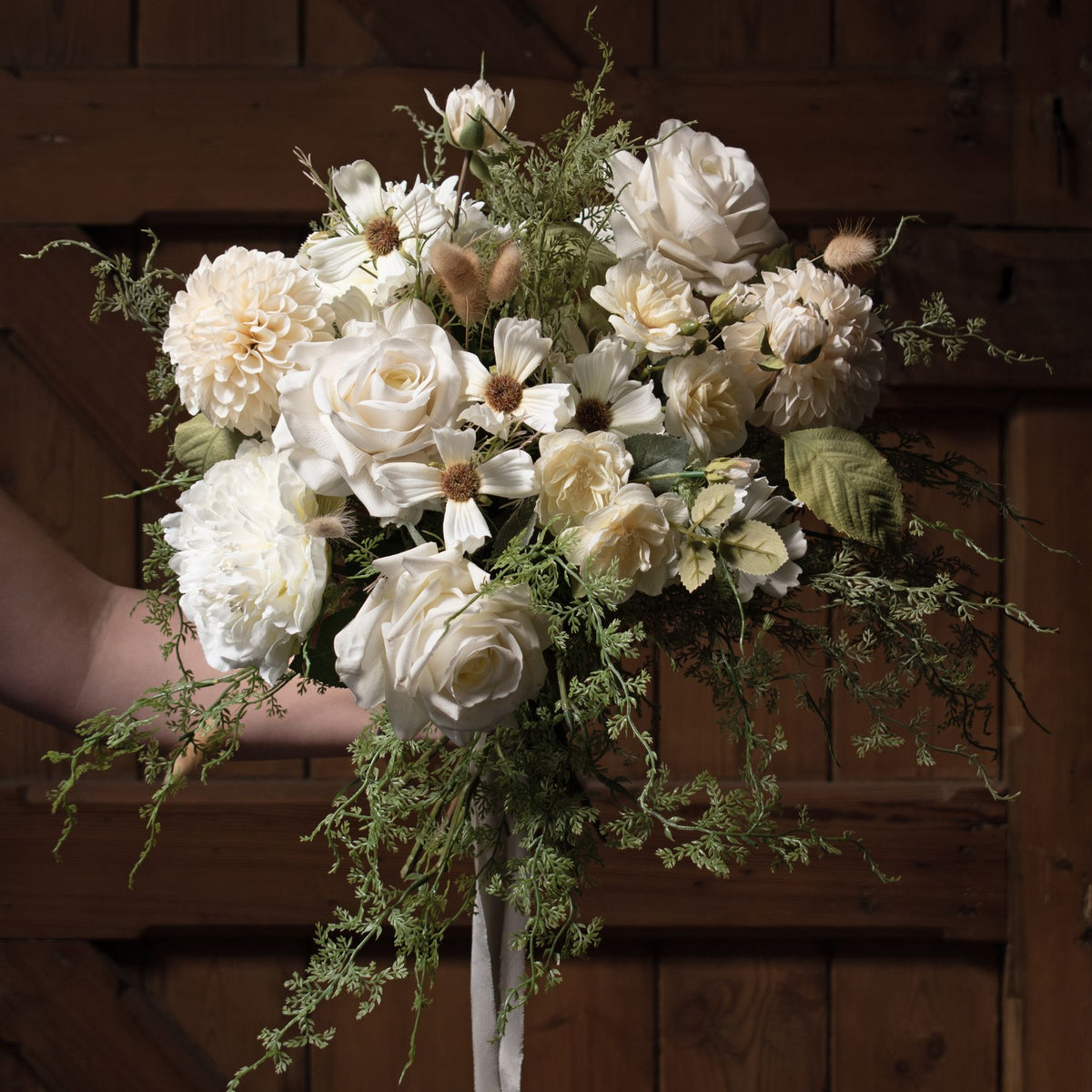 White Dahlia Stem by Hill Interiors - image 5