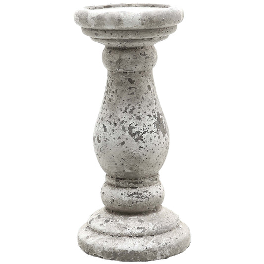 Small Stone Ceramic Candle Holder by Hill Interiors