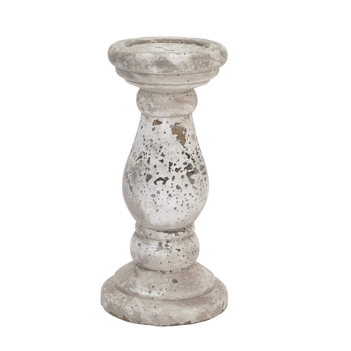 Stone Ceramic Candle Holder by Hill Interiors