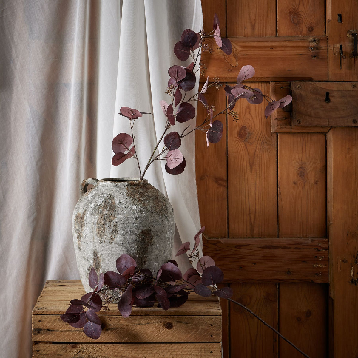 Burgundy Berried Eucalyptus by Hill Interiors - image 3