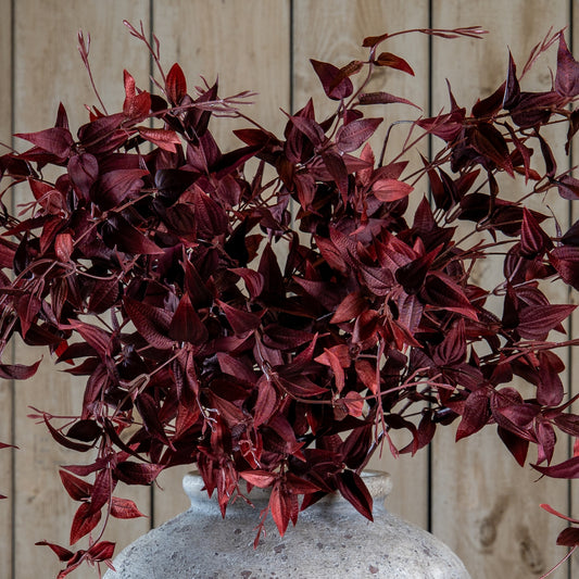 Ornamental Burgundy Leaf by Hill Interiors