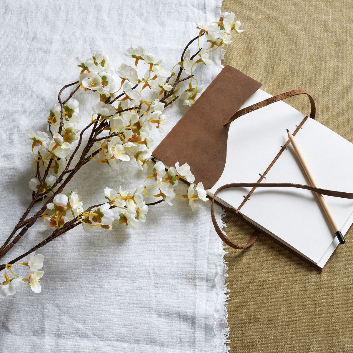 White Japanese Blossom by Hill Interiors