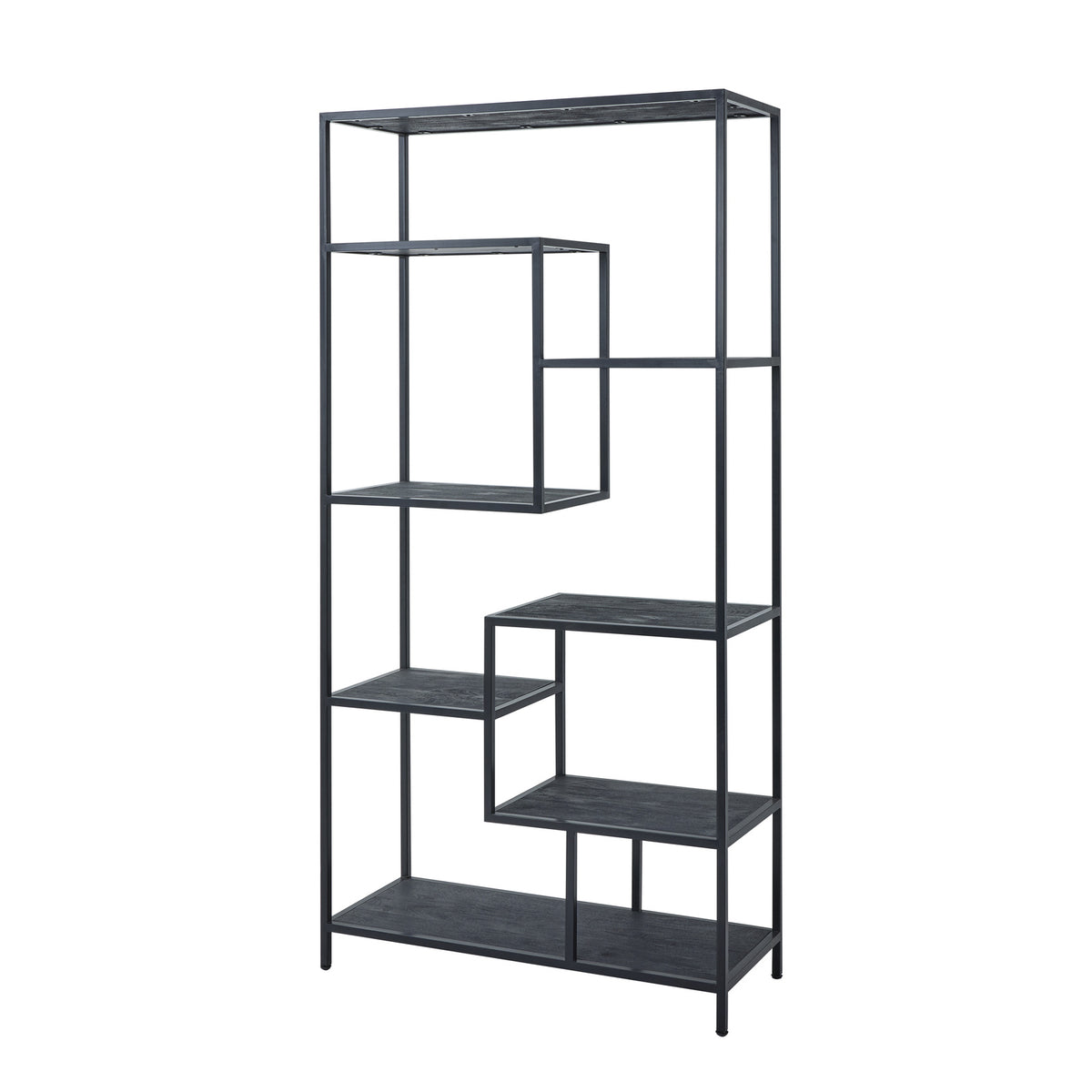Large Black Multi Shelf Unit by Hill Interiors - image 2