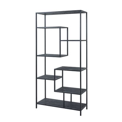 Large Black Multi Shelf Unit by Hill Interiors - image 2
