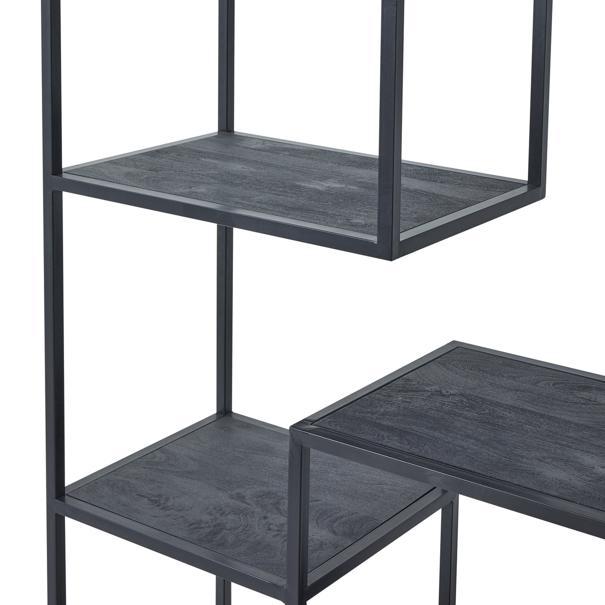 Large Black Multi Shelf Unit by Hill Interiors - image 3