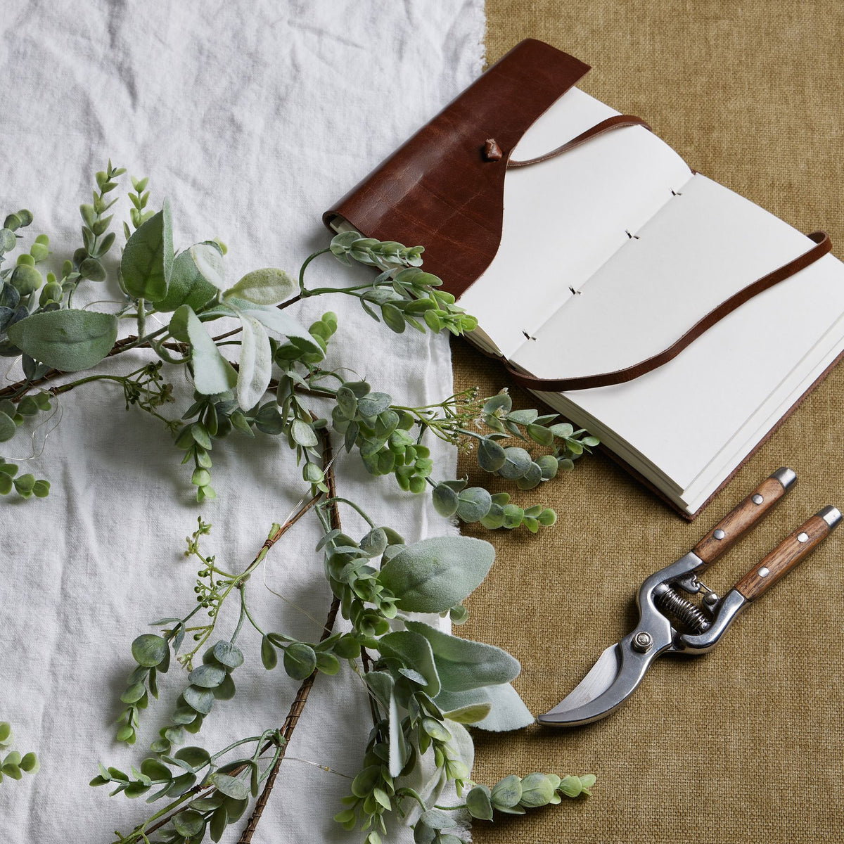 Winter Garland With Eucalyptus And Lambs Ear by Hill Interiors - image 5