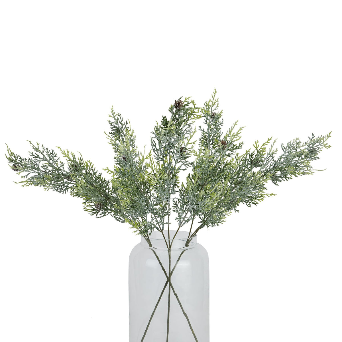 Frosted Pine Tall Stem With Pinecones by Hill Interiors - image 4