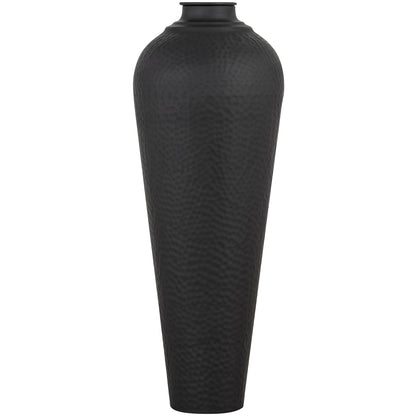 Matt Black Medium Hammered Vase With Lid by Hill Interiors - image 2