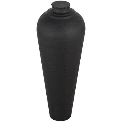 Matt Black Medium Hammered Vase With Lid by Hill Interiors - image 3