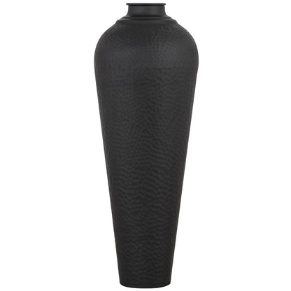 Matt Black Medium Hammered Vase With Lid by Hill Interiors - image 4