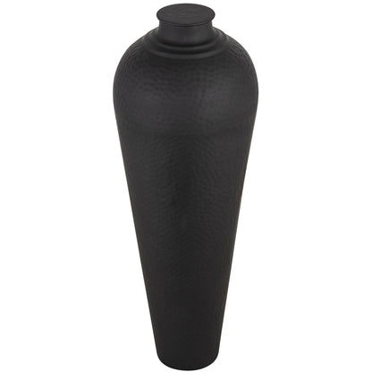 Matt Black Large Hammered Vase With Lid by Hill Interiors - image 3
