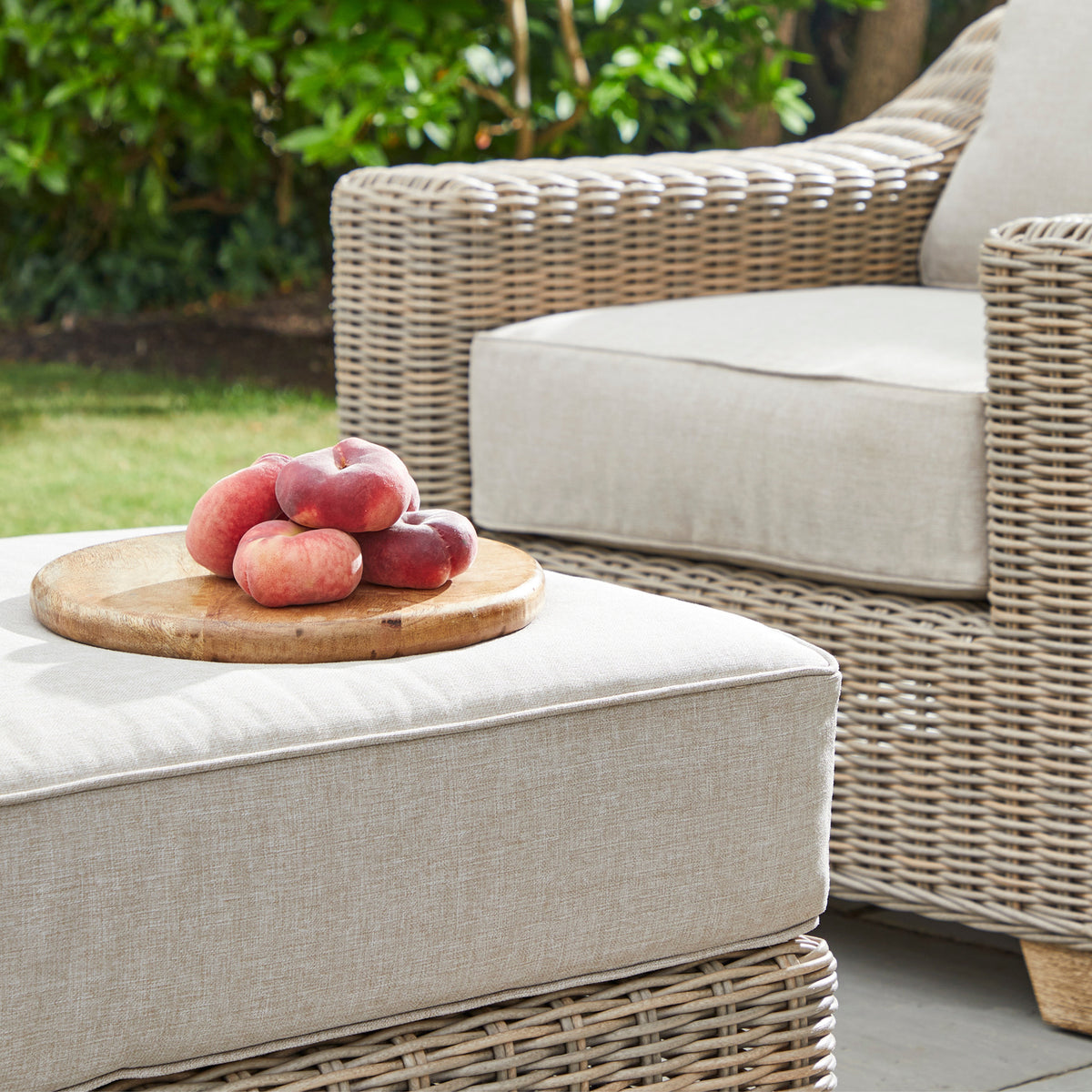 Capri Collection Outdoor Foot Stool by Hill Interiors - image 2
