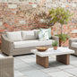 Capri Collection Outdoor Three Seater Sofa by Hill Interiors