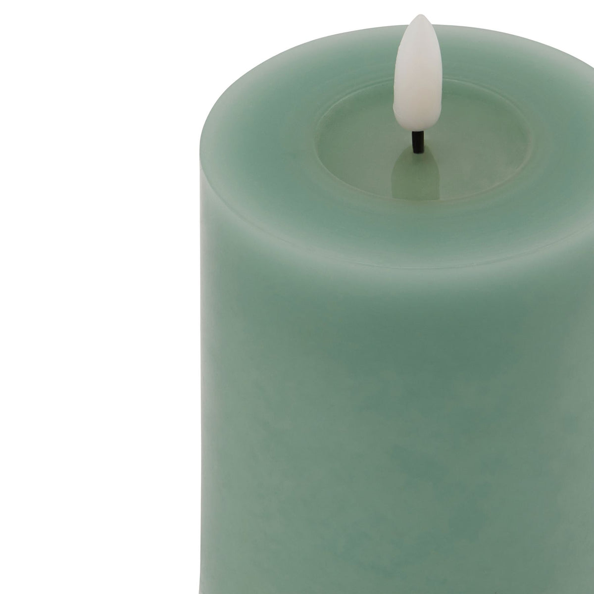 Luxe Collection Melt Effect 3x4 Sage LED Wax Candle by Hill Interiors - image 2
