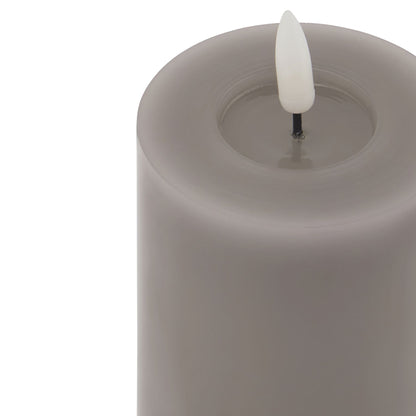 Luxe Collection Melt Effect 3x4 Grey LED Wax Candle by Hill Interiors - image 2