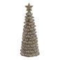 Small Beige Cedar Tree With Star by Hill Interiors