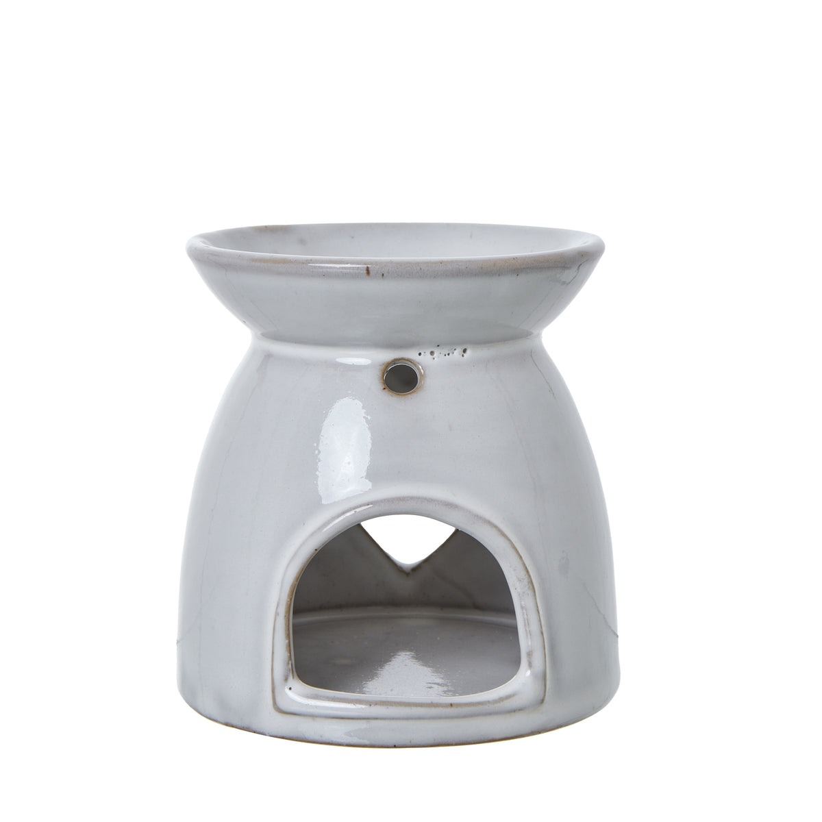 White Ceramic Heart Cut-Out Wax Melt Tealight Holder by Hill Interiors - image 3