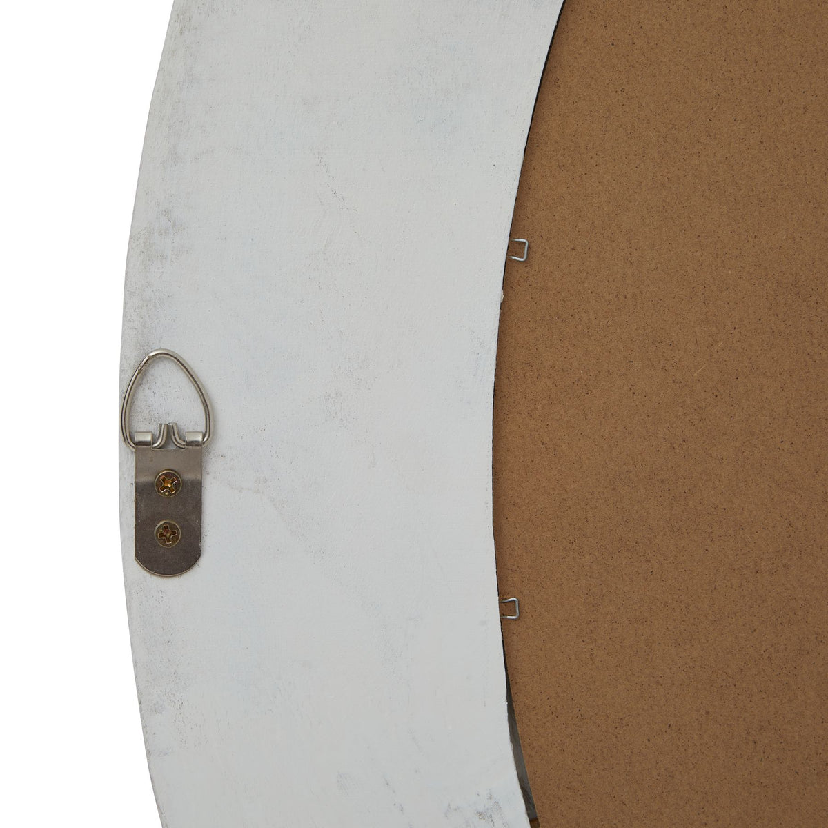 Washed Wood Round Framed Mirror by Hill Interiors - image 3