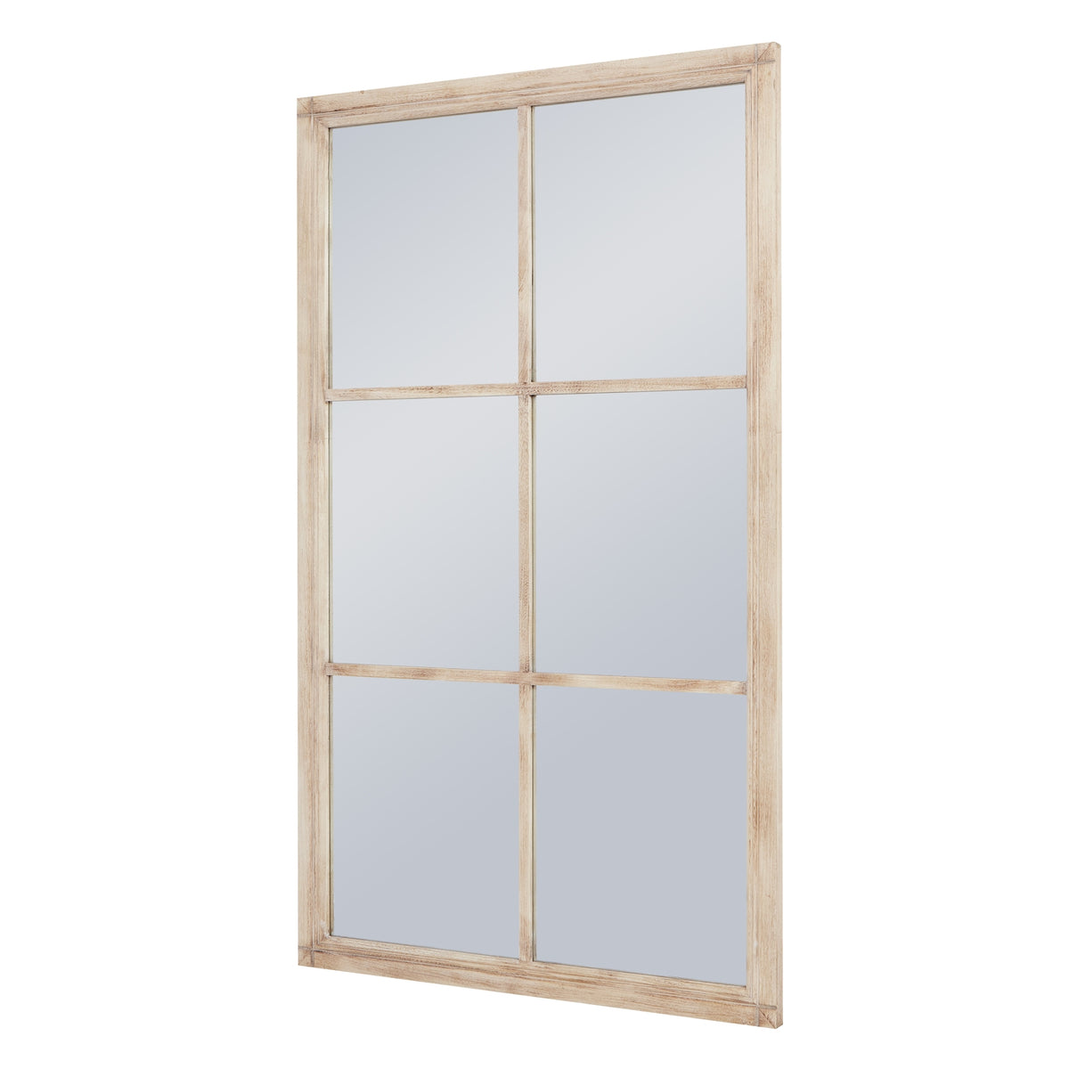 Washed Wood Large Window Mirror by Hill Interiors - image 2
