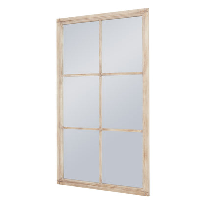 Washed Wood Large Window Mirror by Hill Interiors - image 2