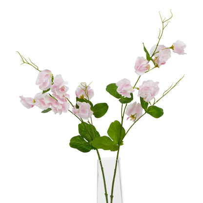 The Natural Garden Collection Pale Pink Sweetpea Stem by Hill Interiors - image 3