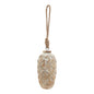 Antique White Wash Pine Cone Bauble by Hill Interiors