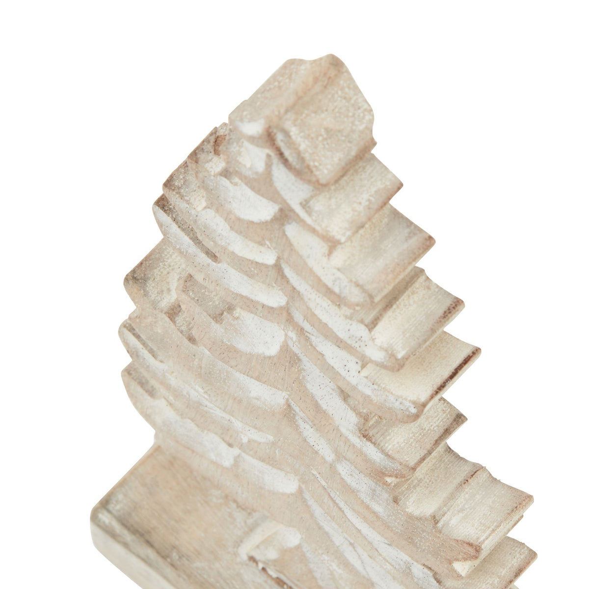White Wash Collection Wooden Tiered Tree Decoration by Hill Interiors - image 2