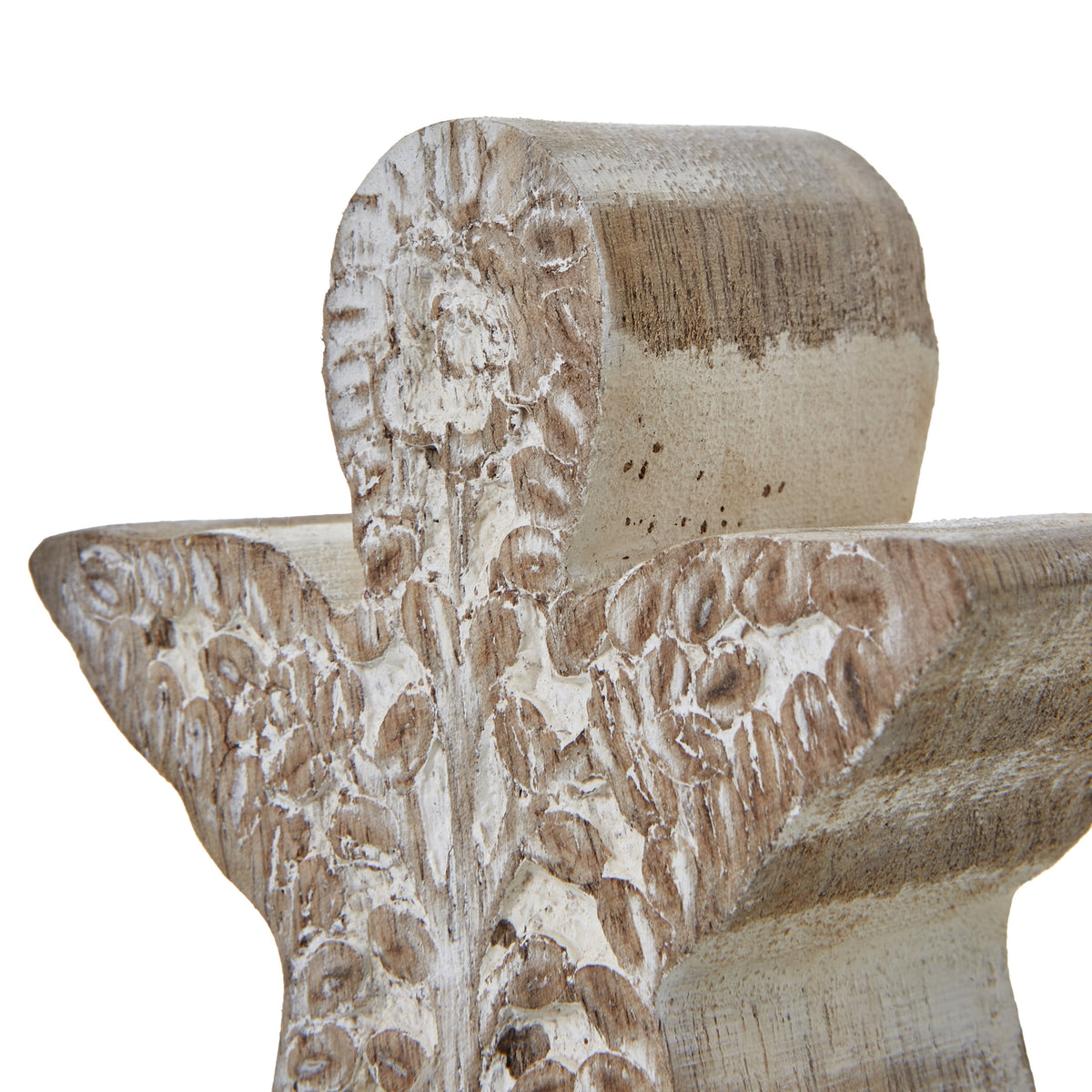 White Wash Collection Patterned Angel Decoration by Hill Interiors - image 2