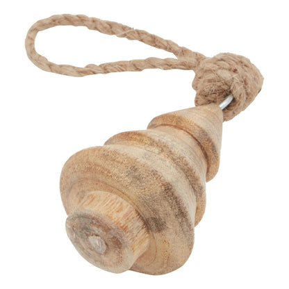 Natural Hand Turned Wooden Tree Bauble by Hill Interiors - image 2