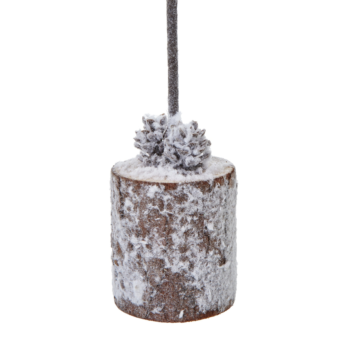 Small Snowy Tree In Wood Log by Hill Interiors - image 3