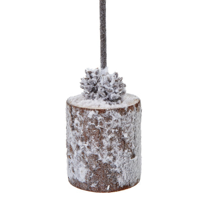 Small Snowy Tree In Wood Log by Hill Interiors - image 3