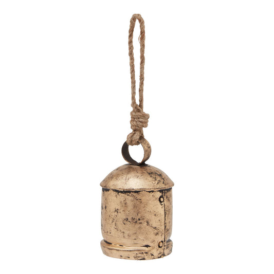 Antique Gold Bell Bauble by Hill Interiors