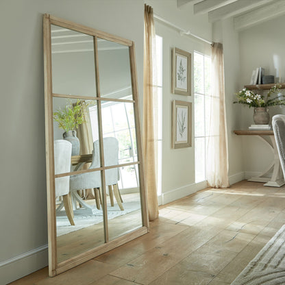 Washed Wood XL Window Mirror by Hill Interiors - image 5