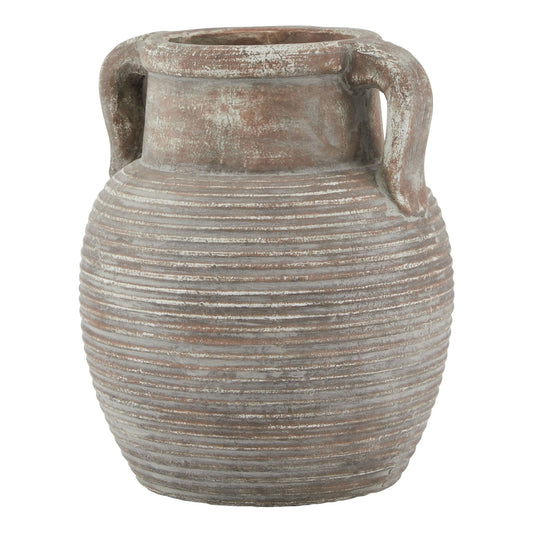 Siena Brown Amphora Pot by Hill Interiors