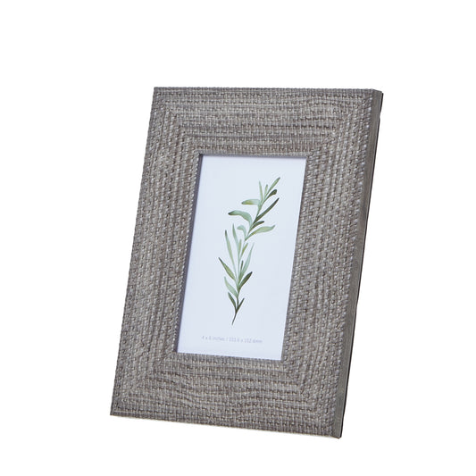 Woven Photo Frame 4X6 by Hill Interiors