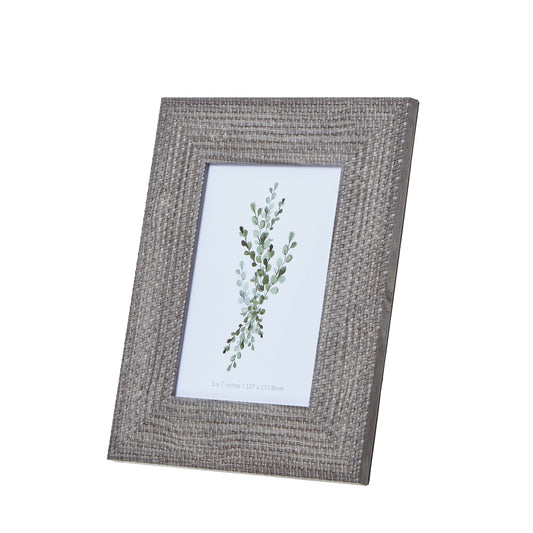 Woven Photo Frame 5X7 by Hill Interiors