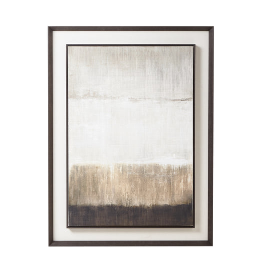 Extra Large Moderno Painting On Linen Mounted In Frame by Hill Interiors