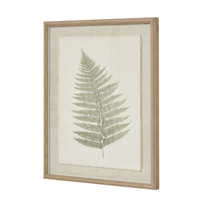 Bracken Art On Texture-Torn Paper With Beaded Frame by SEDERVA - image 3