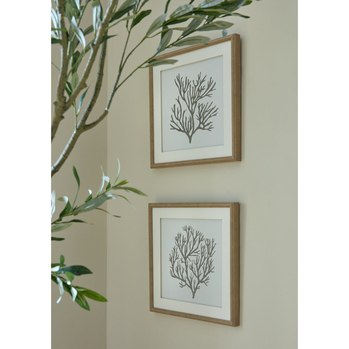 Atol Coral Art Mounted In Beaded Frame by Hill Interiors - image 5