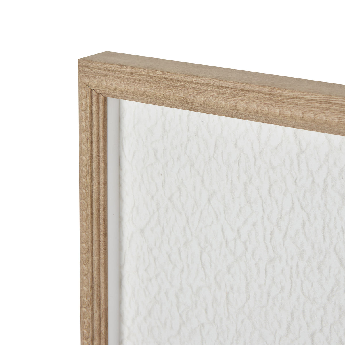 Large Quill White Feather Art Mounted In Beaded Frame by Hill Interiors - image 5