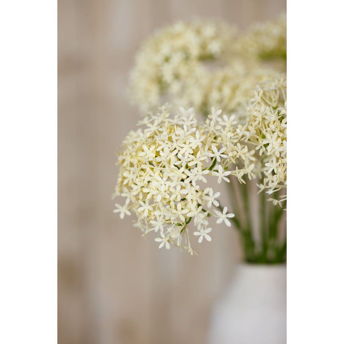 Three Head Cream Allium Spray by Hill Interiors - image 5