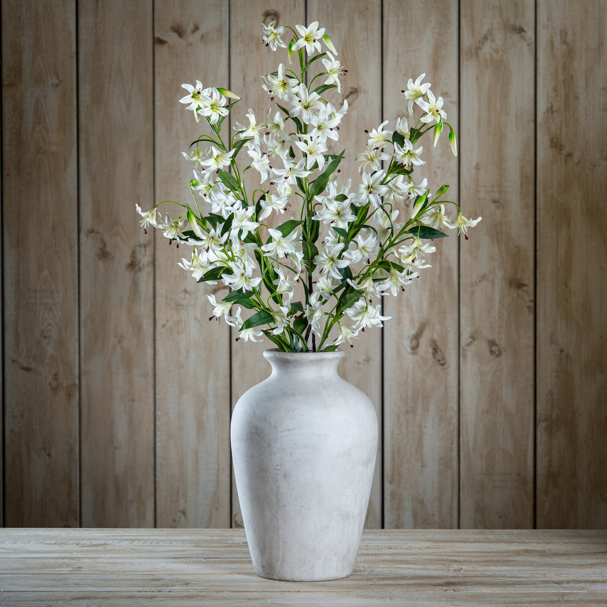 Turks Cap Green Lily Spray by Hill Interiors - image 2