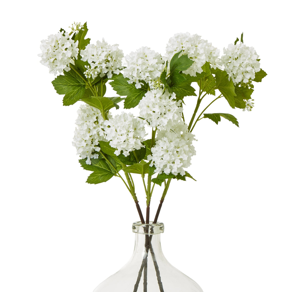 Cream Snowball Viburnum Spray by Hill Interiors - image 3