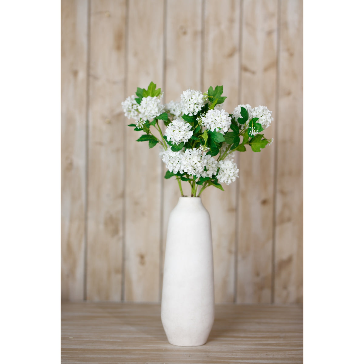 Cream Snowball Viburnum Spray by Hill Interiors - image 4