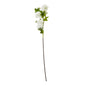 Cream Snowball Viburnum Spray by Hill Interiors